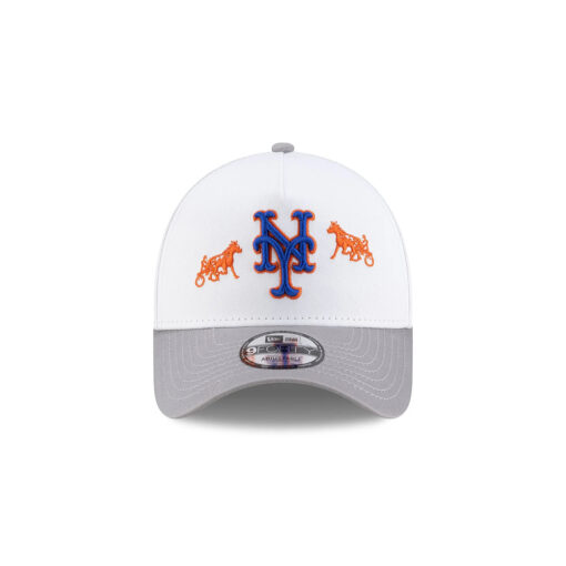 New York Mets Siegelman Stable Gray Visor Stitched A-Frame Snapback Cap