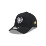 New York Mets Skeletal Heart A-Frame Embroidered Snapback Hat