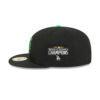 New York Mets St. Patricks Day Black Embroidered Fitted Cap