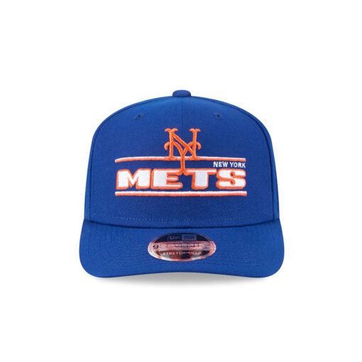 New York Mets State Blue Embroidered Stretch Snap Hat