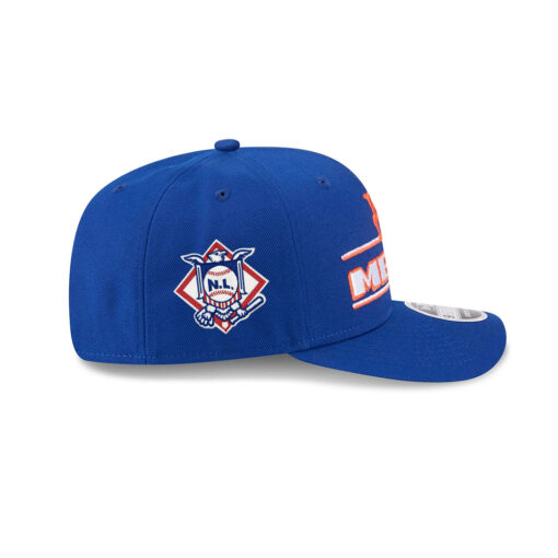 New York Mets State Blue Embroidered Stretch Snap Hat