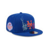 New York Mets State Stitch Blue Embroidered Fitted Hat