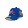 New York Mets State Stitch Blue Stitched A-Frame Trucker Cap