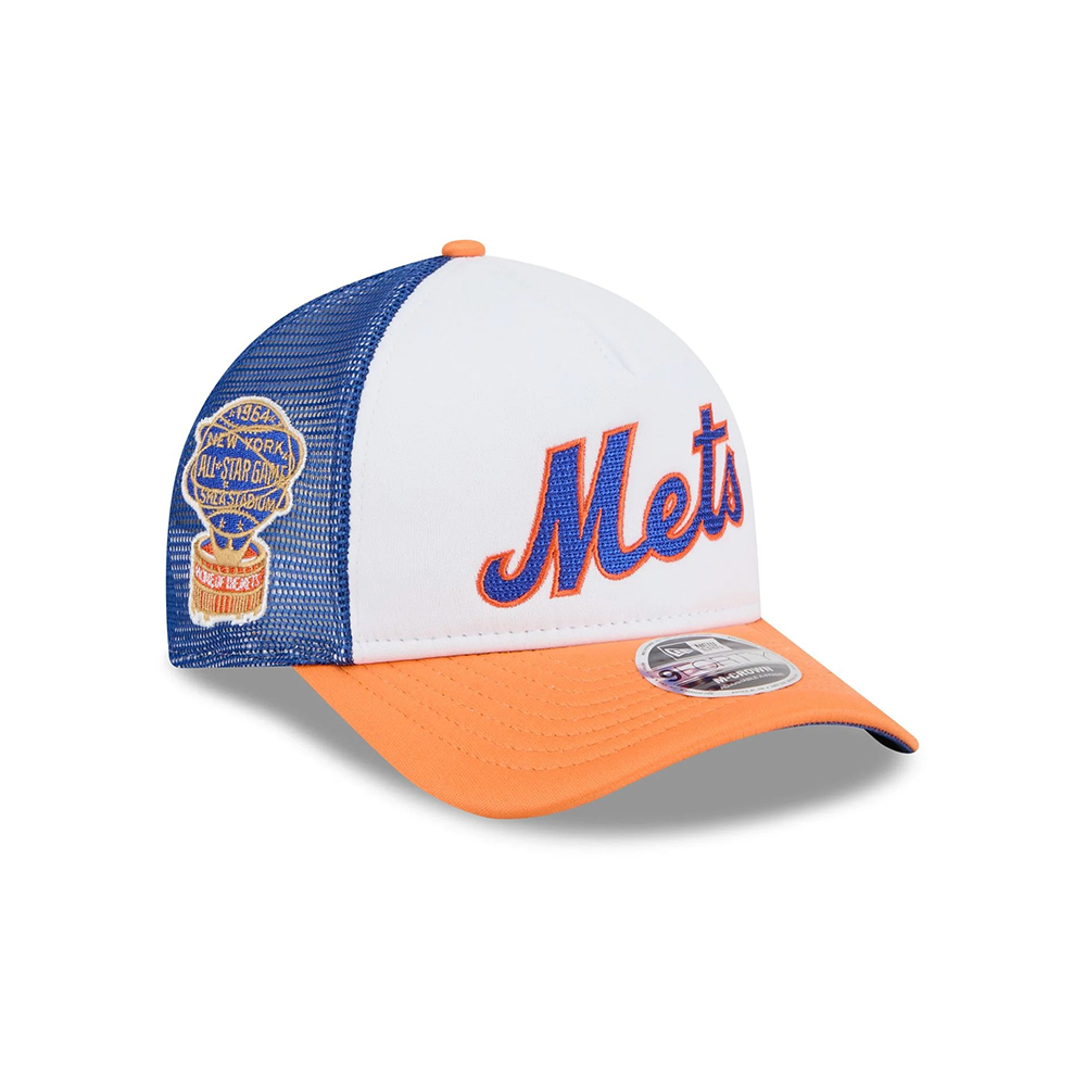 New York Mets Summer Derby Stitched M-Crown A-Frame Snapback Hat New York Mets Summer Derby Stitched M-Crown A-Frame Snapback Hat