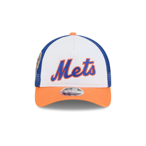 New York Mets Summer Derby Stitched M-Crown A-Frame Snapback Hat New York Mets Summer Derby Stitched M-Crown A-Frame Snapback Hat