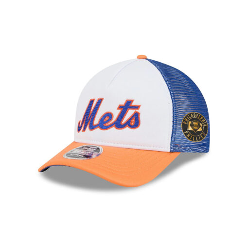 New York Mets Summer Derby Stitched M-Crown A-Frame Snapback Hat New York Mets Summer Derby Stitched M-Crown A-Frame Snapback Hat
