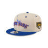 New York Mets Team Art Cream Snapback Cap