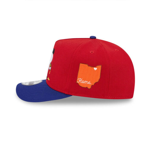 Philadelphia Phillies Cartoon Red Embroidered Snapback Cap