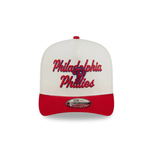 Philadelphia Phillies Chainstitch Beige Embroidered Snapback Cap