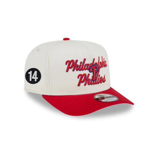 Philadelphia Phillies Chainstitch Beige Embroidered Snapback Cap