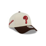 Philadelphia Phillies City Script Cream Embroidered A-Frame Snapback Cap