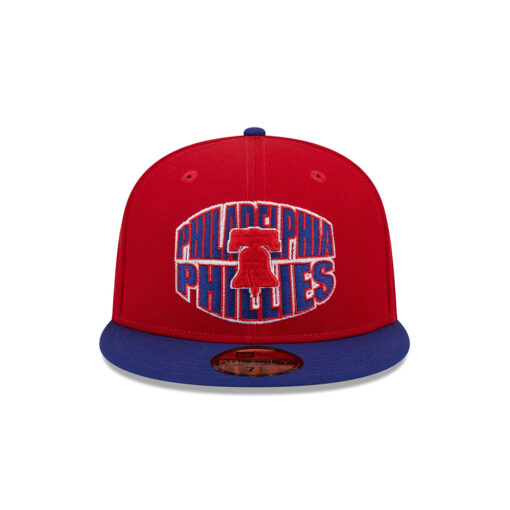 Philadelphia Phillies Classic Tones Red Embroidered Fitted Hat