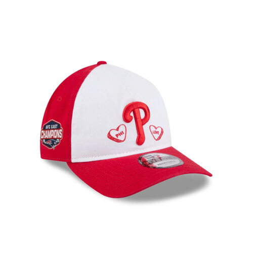 Philadelphia Phillies Conversation Hearts Red A-Frame Adjustable Hat