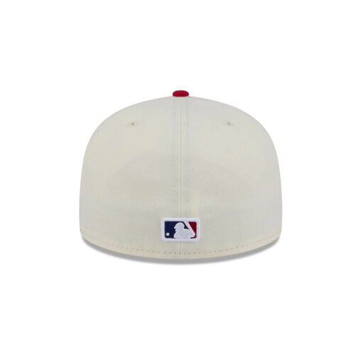 Philadelphia Phillies Day of the Dead Sugar Skull Mascot Beige Embroidered  Fitted Hat