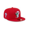 Philadelphia Phillies Deceptor Red Embroidered Logo Fitted Cap