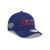 Philadelphia Phillies Metallic Womens Navy M-Crown A-Frame Embroidered Snapback Cap