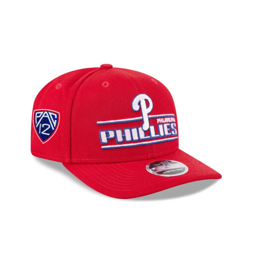 Philadelphia Phillies Stated Red Embroidered Logo Stretch-Snap Hat