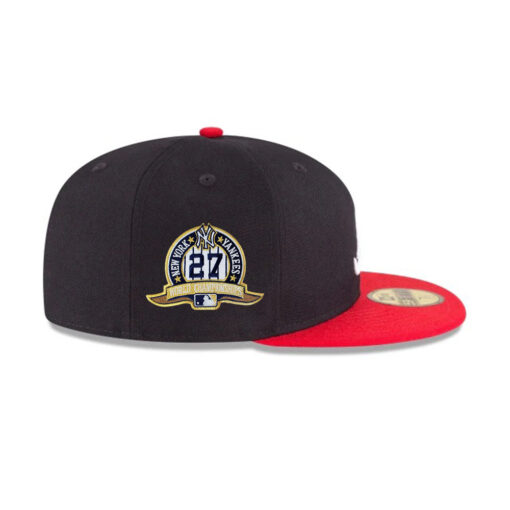 Atlanta Braves ’95 Championship Wool Fitted Cap in Black Red