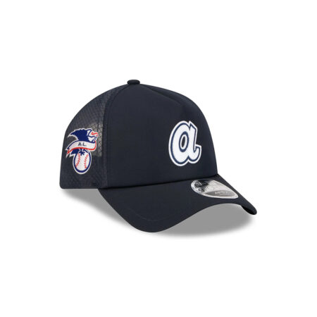 Atlanta Braves Alt A Practice Mesh Snapback in Black
