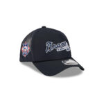 Atlanta Braves Alt Tomahawk Practice Mesh Snapback in Black