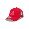 Atlanta Braves Alternate Colorway Practice Mesh Snapback in Red