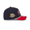 Atlanta Braves Arch M-Crown A-Frame Snapback in Black Red
