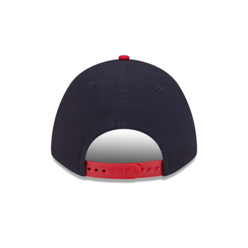 Atlanta Braves Arch M-Crown A-Frame Snapback in Black Red