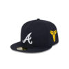 Atlanta Braves Boho Wool Fitted Cap in Black