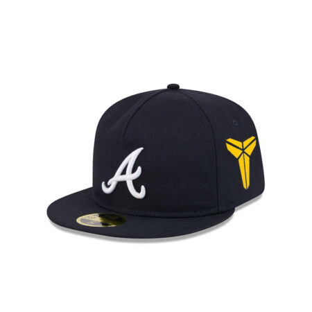 Atlanta Braves Boho Wool Fitted Cap in Black