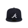 Atlanta Braves Boho Wool Fitted Cap in Black
