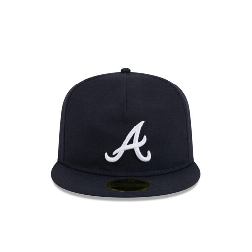 Atlanta Braves Boho Wool Fitted Cap in Black