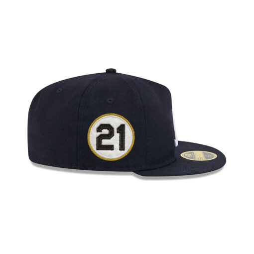 Atlanta Braves Boho Wool Fitted Cap in Black