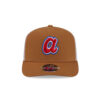 Atlanta Braves Bronze Mesh Snapback in Bronze