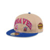 Atlanta Braves Camel Retro Crown Fitted Cap in Brown