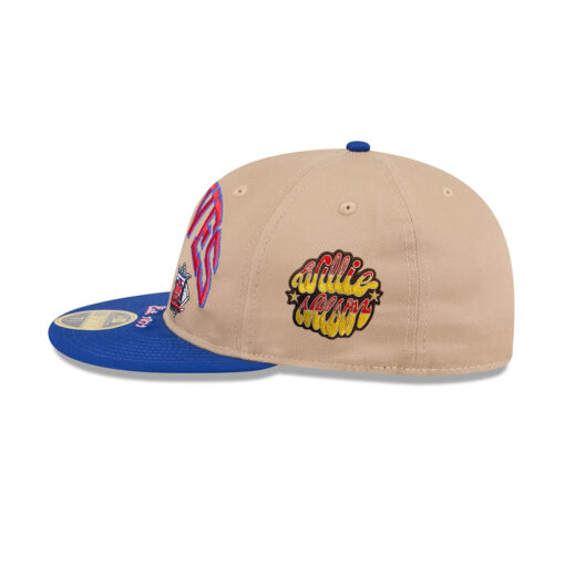 Atlanta Braves Camel Retro Crown Fitted Cap in Brown