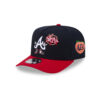 Atlanta Braves Cartoon A-Frame Snapback in Red Black