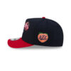 Atlanta Braves Cartoon A-Frame Snapback in Red Black