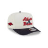 Atlanta Braves Chainstitch A-Frame Snapback in White