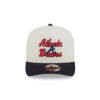 Atlanta Braves Chainstitch A-Frame Snapback in White
