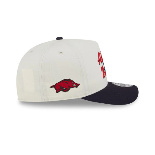 Atlanta Braves Chainstitch A-Frame Snapback in White