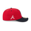 Atlanta Braves Chipper Jones Tribute Fitted Cap in Red Black