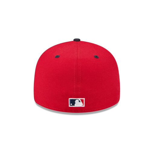 Atlanta Braves Chipper Jones Tribute Fitted Cap in Red Black
