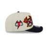 Atlanta Braves Classic A-Frame Snapback in Chrome White