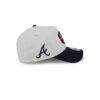 Atlanta Braves Classic Tone A-Frame Snapback in White
