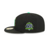 Atlanta Braves Clover Tribute Fitted Cap in Black