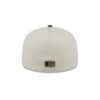 Atlanta Braves Corduroy Chrome Fitted Cap in Cream