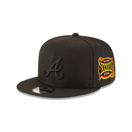 Atlanta Braves Core Snapback in Black
