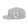 Atlanta Braves Cracked Cement Fitted Cap in Gray