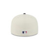 Atlanta Braves Derby Stripe A-Frame Fitted Cap in Cream/Black