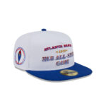 Atlanta Braves Derby Stripe A-Frame Fitted Cap in White